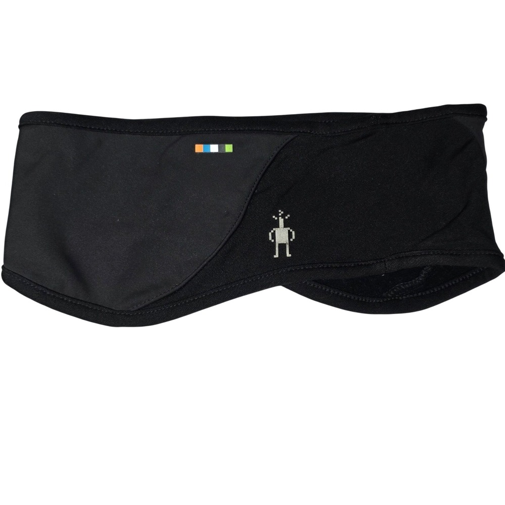 Smartwool Merino Wool Headband Ear Warmer Black One Size Running Hiking